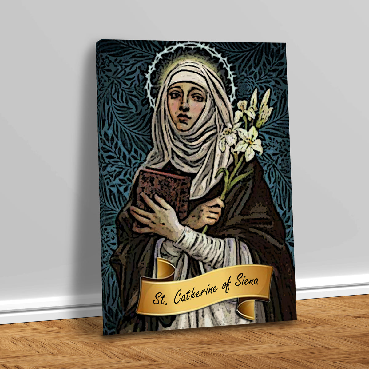 Saint Catherine of Siena Canvas Wrap – ameandfon